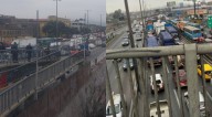 Caos en Vía Evitamiento tras accidente fatal: motociclista pierde la vida y pasajeros quedan varados por horas