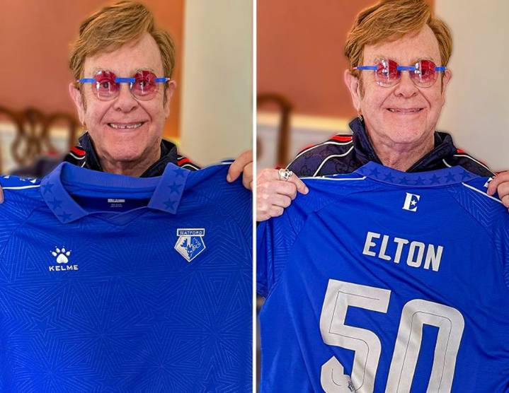 Elton John inspirará una equipación del Watford