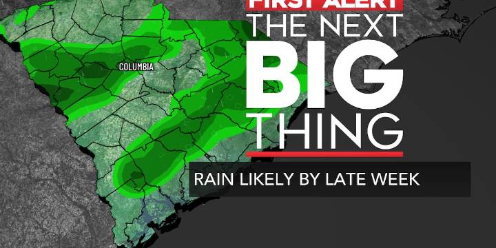 FIRST ALERT: Hot, dry conditions continue for now ahead of increasing rain chances by late week