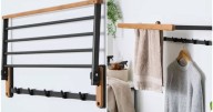 Dunelm's new 18 drying rack 'makes drying school shirts super easy and fast'