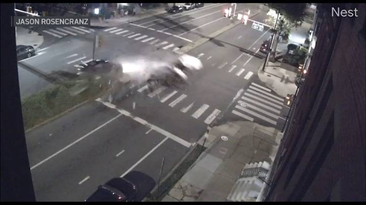 Spring Garden hit-and-run crash caught on surveillance camera – NBC10 Philadelphia