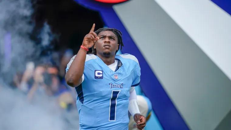 Titans' Cam Ward to Elic Ayomanor touchdown is the best throw and catch of Week 2