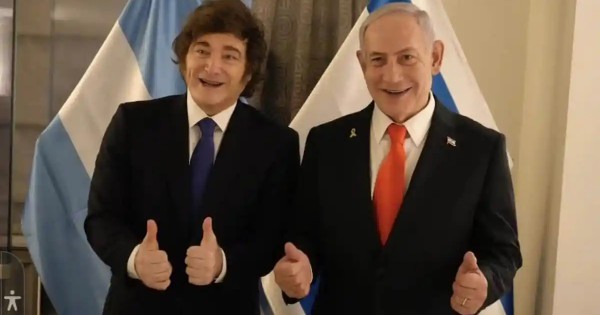 Milei se reunió con el primer ministro Benjamín Netanyahu y ratificó su apoyo a Israel
