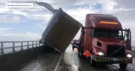 Crews had to block 65+ mph winds to get dislodged mobile home off Basnight Bridge