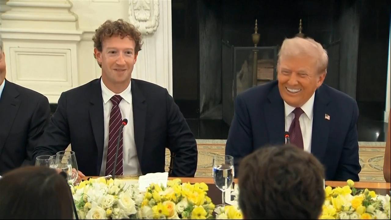Trump hosts top tech CEOs at a White House dinner