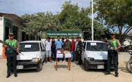 Piura: PNP captura a siete presuntos integrantes de banda criminal