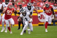 Jalen Hurts silences Chiefs star's trash talk with NSFW response