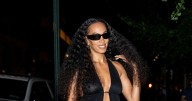Solange Knowles, in a Tiny Top and Big Pants, Watches Son Julez Walk the Runway at NYFW