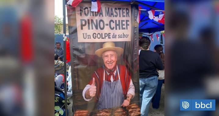 Indignación causa pendón del dictador Augusto Pinochet en fonda escolar de colegio en Talca