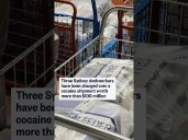 Three Sydney dockworkers were charged over a cocaine shipment worth more than $100 million