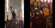 VIDEO: Fans se pelean por sombrero de Nodal en pleno Grito en Morelia