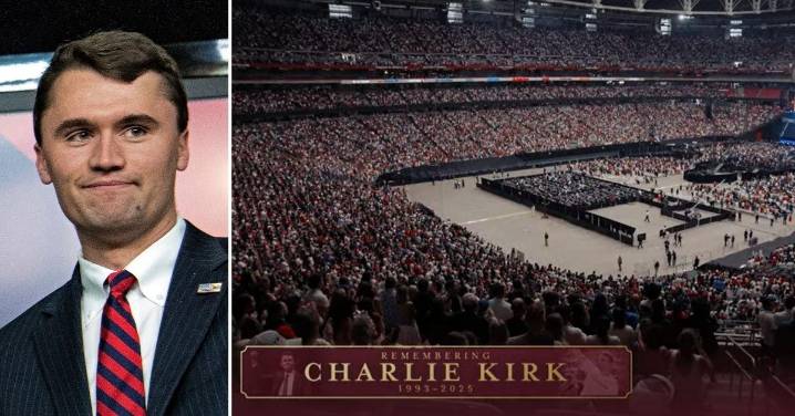 EXCLUSIVE PHOTOS: Inside Charlie Kirk's Memorial Service and Guests