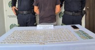 Lo capturan con 344 dosis de bazuco: Ya tiene dos investigaciones encima por el mismo delito