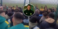 Varios aficionados del Tiburón dialogaron con Guillermo Farré y el presidente de la institución ante la crisis deportiva del equipo marplatense