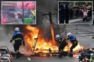 200 arrested in France as protesters clash with police