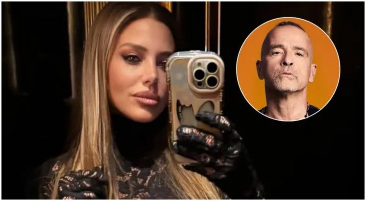 Evangelina Anderson vivió un tenso momento cuando Eros Ramazzotti la quiso besar en Milán