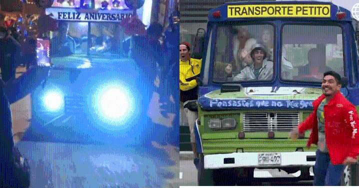 Estudiantes son virales tras desfilar en una antorcha que emulaba al famoso bus 'Petito' de AFHS: "Los Gonzales"