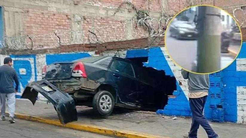 Auto fuera de control chocó con moto y se empotró en casa de Chorrillos: niña podría perder una pierna, denunciaron sus familiares