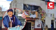Huancayo: Incendio afecta casas de más de 100 años y anciana se aferra a “Niño Jesús” para salvarse