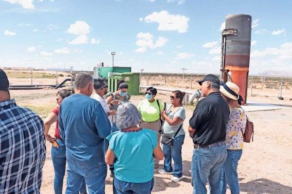 Recorren habitantes de Valle del Sol relleno sanitario y empresa Biogas