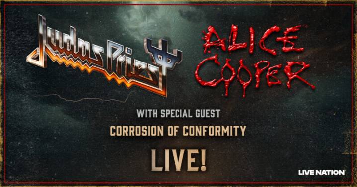 FirstBank Amphitheater Announces Reschedule ate for Judas Priest & Alice Cooper