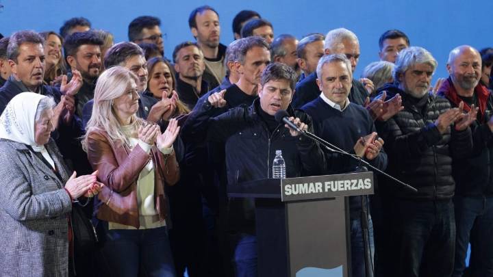 Axel Kicillof, tras el triunfo en las elecciones: "Le vinimos a poner un freno a Javier Milei"