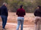 Castelli: Sander visitó a productores de zonas rurales donde intervinieron para cosechar agua y mejorar el suelo