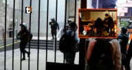 Manifestantes ingresan a centro comercial en medio de represión policial frente a Palacio de Justicia Fuerte enfrentamiento se vivió entre jóvenes y efectivos de la policía durante el día dos de la Ma