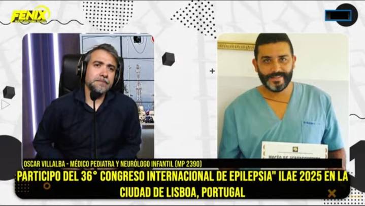Oscar Villalba participó en el Congreso Internacional de Epilepsia en Lisboa