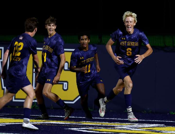 ‘This is what keeps me going’: West Genesee boys soccer coach on coaching through cancer (29 photos)