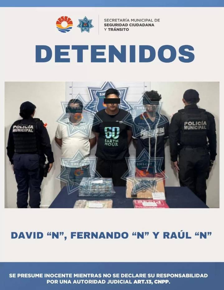 Asaltan un comercio y los detienen en su huída