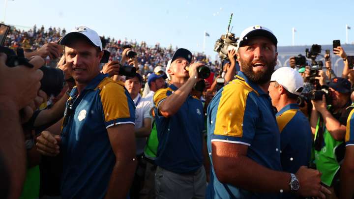 Ryder Cup hero, 42, announces shock retirement from golf two years after being key part of Team Europe win
