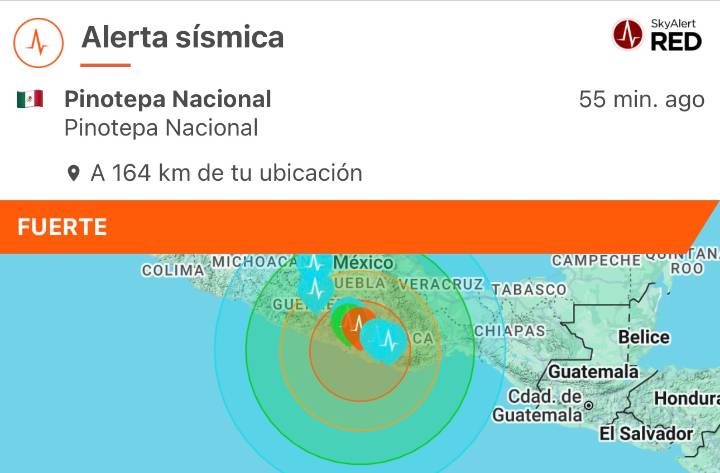 Sismo de magnitud 5.2 con epicentro en Pinotepa Nacional sacude Oaxaca y municipios de Guerrero