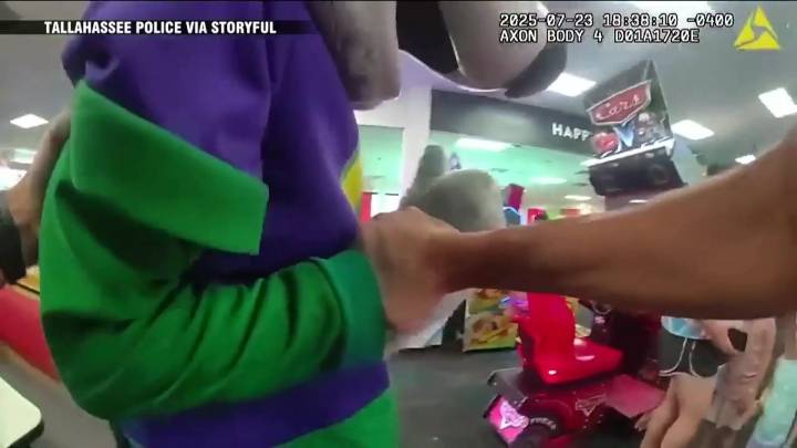 ‘Would y’all put Mickey Mouse in handcuffs?’: Chuck E. Cheese mascot wanted for credit card fraud cuffed at FL business