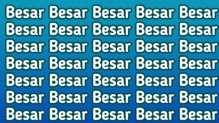 Sólo una mente perspicaz puede encontrar la palabra 'PESAR' en menos de 5 segundos