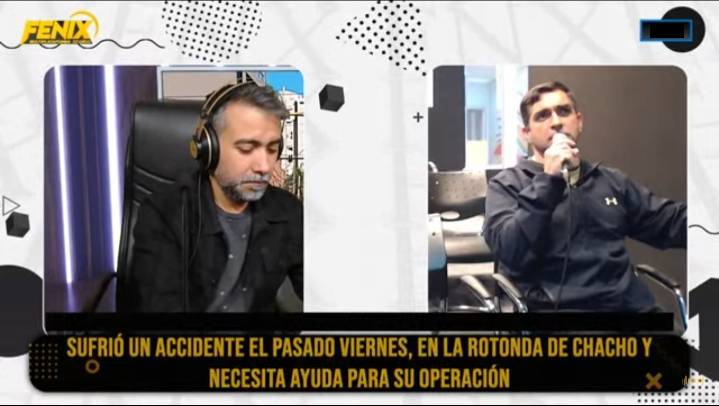Juan Pablo Romero, embestido en la rotonda El Chacho: “Me rompiste la moto y es con lo que le doy de comer a mi familia”