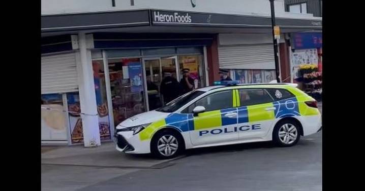 Manhunt underway after 'armed robbery' at frozen food store