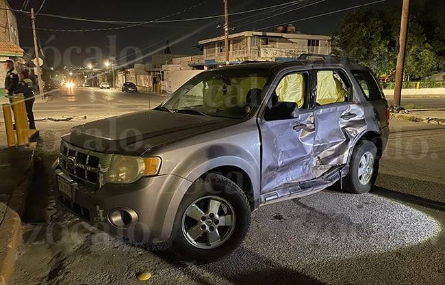 Choque en el Centro deja cuantiosos daños; conductor ebrio es detenido