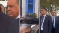 El enfado de Erdogan: tuvo que esperar en la acera varios minutos hasta que pasara la comitiva de Trump