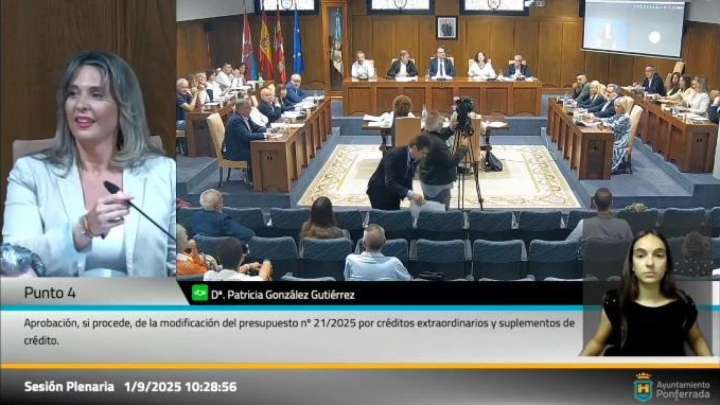 VÍDEO | El alcalde de Ponferrada (PP) expulsa a la portavoz de Vox por llamar "sinvergüenzas" a sus concejales