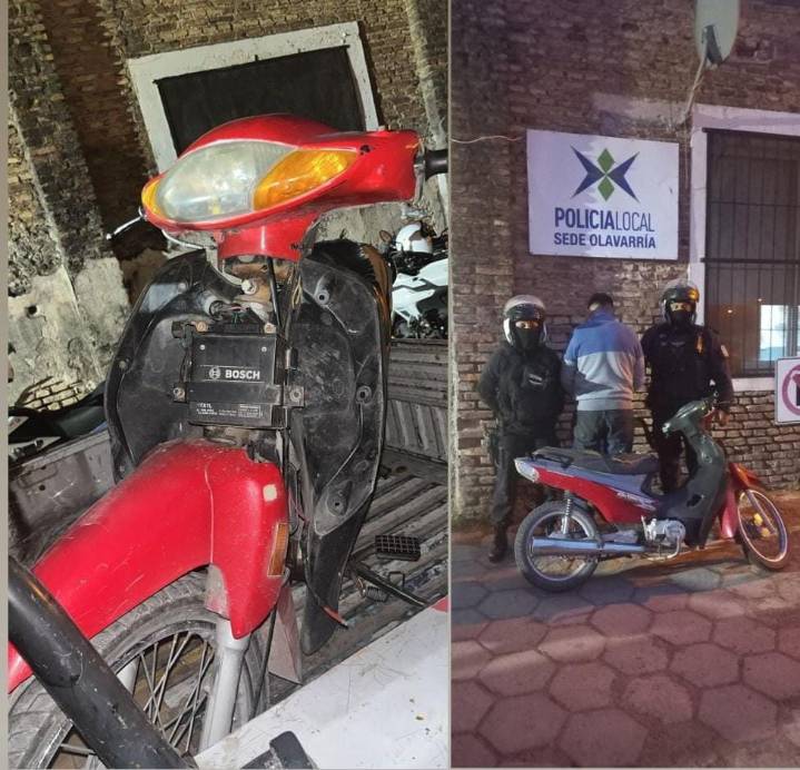 Recuperan una moto con pedido de secuestro
