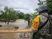 Vigilan ríos ante las fuertes lluvias