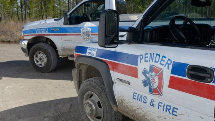 What's happening with the Pender County emergency…