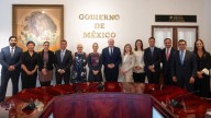 Sheinbaum recibe al presidente del Banco Interamericano de Desarrollo