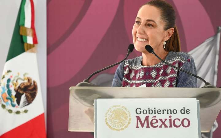 Sheinbaum presume acuerdo para controlar tráfico de armas de Estados Unidos a México