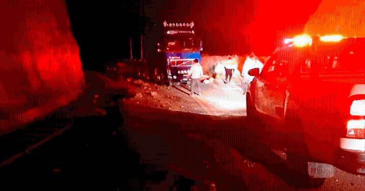 Un herido de bala y pasajeros desvalijados deja violento asalto en la vía Juliaca