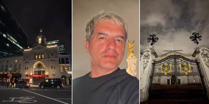 Las increíbles imágenes de las vacaciones de Ángel de Brito en Europa: “Ahora, Londres”