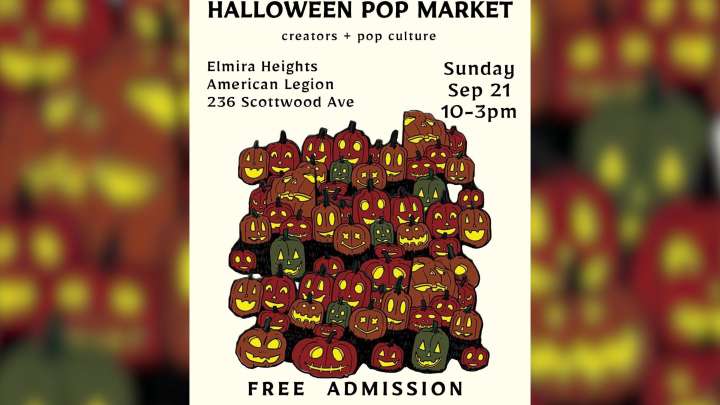 Halloween Pop Market Happening Sunday at Elmira Heights American Legion