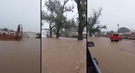 Se desborda arroyo ‘La Aduana’ en Álamos, Sonora