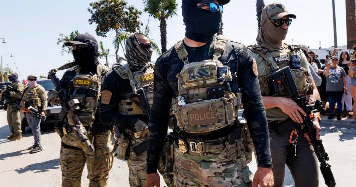 Bill passed by California Legislature prohibiting some law enforcement officers from wearing face coverings heads to Gov. Newsom